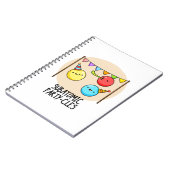 Subatomaire feestdeeltjes Grappige wetenschapspun  Notitieboek (Linkerzijde)