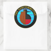 Subcomité 3" Ronde Stickers (Tas)