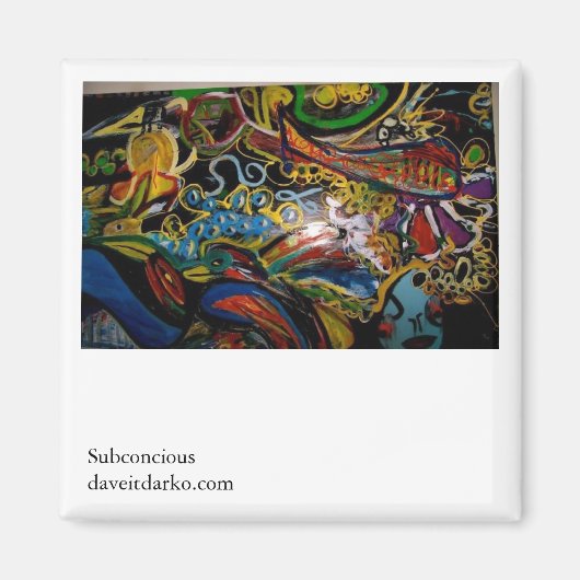 SUBCONCIOUS, Subconciousdaveitdarko.com Magneet (Voorkant)