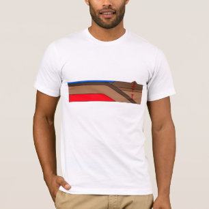 Subductiestreep T-shirt