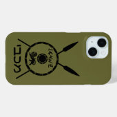Subdued Maccabee Shield and Spears Hoesje-Mate iPh Case-Mate iPhone Case (Achterkant (horizontaal))