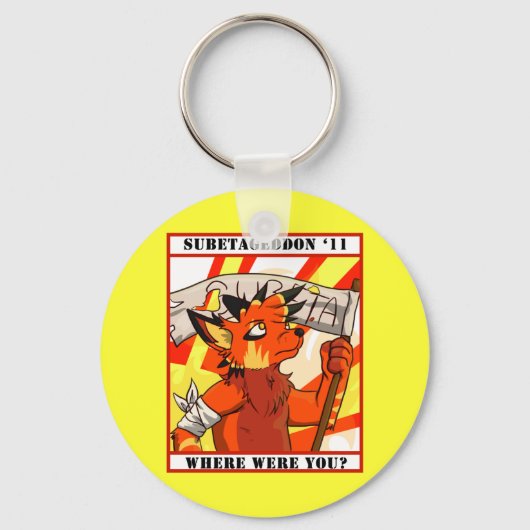 Subetageddon '11 Round Sleutelhanger (Voorkant)