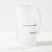 Subgame ingeschakeld matglas bierpul (Voorkant rechts)