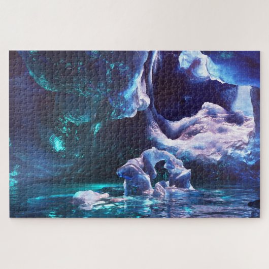 Subglaciale Jigzaag Puzzle Legpuzzel (Horizontaal)