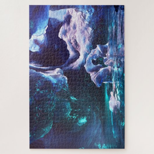 Subglaciale Jigzaag Puzzle Legpuzzel (Verticaal)