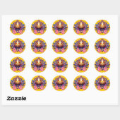 Subh labh ronde sticker (Vel)