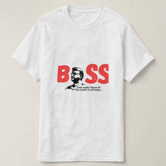 Subhash Chandra bose T-shirt (Design voorkant)