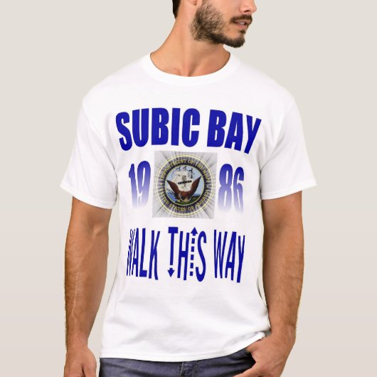 SUBIC BAY NAVY 1986 T-SHIRT (Voorkant)