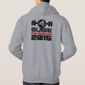Subie Invasion 2015 Hoodie (Achterkant)