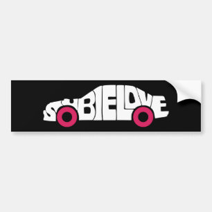 Subie Love Pink Bumpersticker