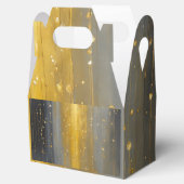 "Sublieme eenvoud: Goud en zilveren regen Bedankdoosjes (Geopend)