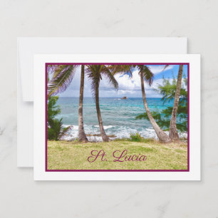 Sublieme St. Lucia Briefkaart