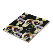 Sublieme Waterverf Arum Calla Lelies met tekst Tegeltje (Zijkant)