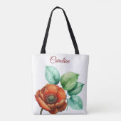 Sublieme Waterverf Red Poppies Happy Retirement Tote Bag (Achterkant)