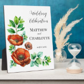 Sublieme Waterverf rode papavers in stijl Fotoplaat (Zijkant)