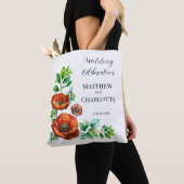 Sublieme Waterverf rode papavers in  stijl Tote Bag (Dichtbij)