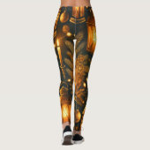 Sublimatie kerstpatroon | feestdag leggings (Achterkant)