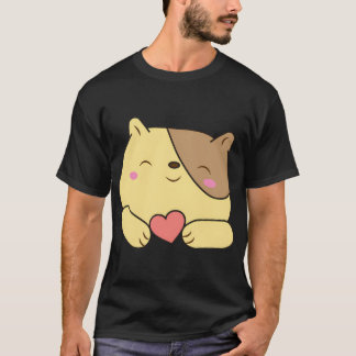 Sublimatie - Valentijnshond Frame Liefde Esthetisc T-shirt