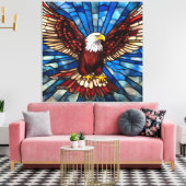 sublimatie van de American Eagle Canvas Afdruk (Insitu (Woonkamer))