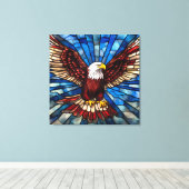 sublimatie van de American Eagle Canvas Afdruk (Insitu (Houten vloer))