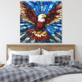 sublimatie van de American Eagle Canvas Afdruk (Insitu (Slaapkamer))