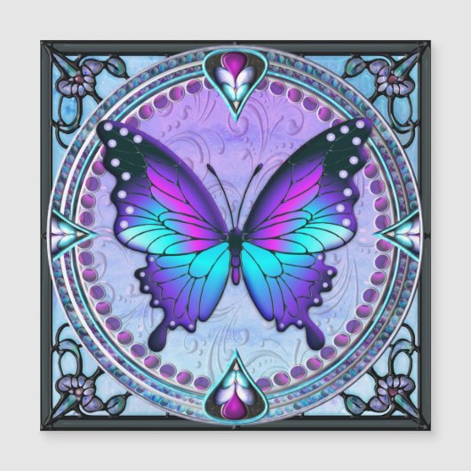 Sublimatie Vlinder met Achtergrond (Voorkant)