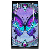 Sublimatie Vlinder met Achtergrond Klein Cadeauzakje (Voorkant)