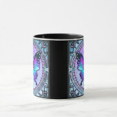 Sublimatie Vlinder met Achtergrond Mok (Midden)