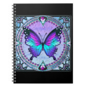 Sublimatie Vlinder met Achtergrond Notitieboek (Voorkant)