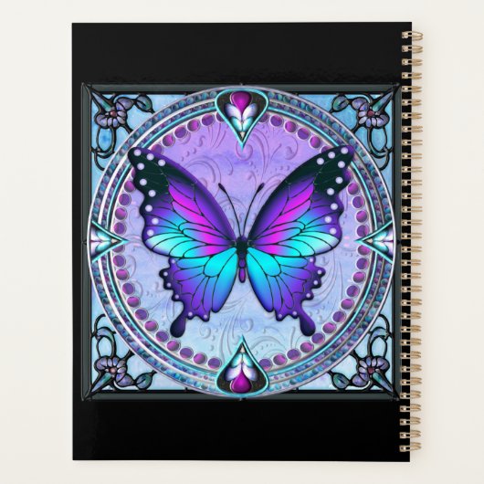 Sublimatie Vlinder met Achtergrond Planner (Achterkant)