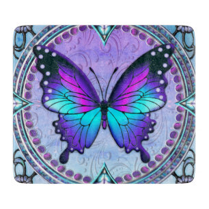 Sublimatie Vlinder met Achtergrond Snijplank