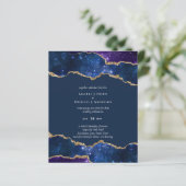 Sublime Agate Blue Gold WEDDING SUITE (Staand voorkant)