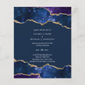 Sublime Agate Blue Gold WEDDING SUITE (Voorkant)