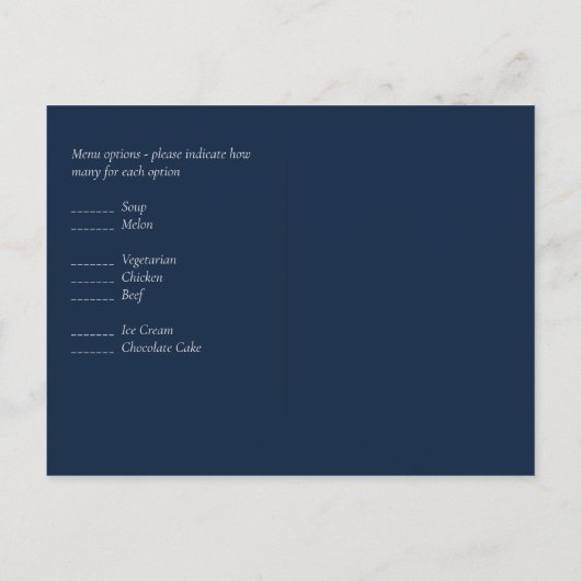 Sublime Agate Blue Gold WEDDING SUITE Briefkaart (Achterkant)