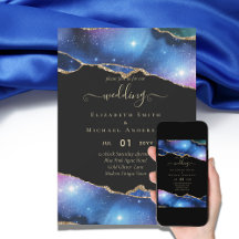 Sublime AGATE Paars Blue Glitter Wedding