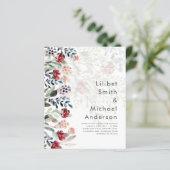 Sublime Bourgondië Blauwe Wilde Bloemen Trouw Eleg (Staand voorkant)