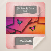 Sublime Chic Artistic Minimalism Inspirerend Sherpa Deken (Voorkant)