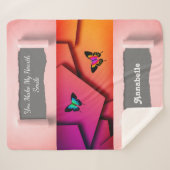 Sublime Chic Artistic Minimalism Inspirerend Sherpa Deken (Voorkant (horizontaal))