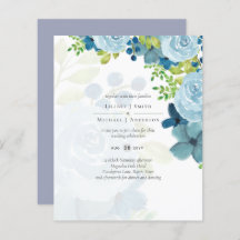 Sublime Dusty Blue Flowers Sage Green Wedding