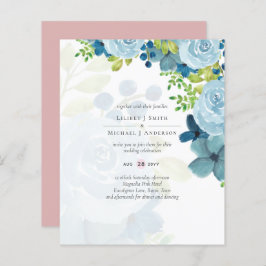 Sublime Dusty Blue Flowers Sage Green Wedding