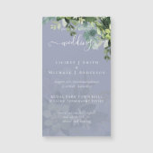Sublime Dusty Blue GREENERY Eucalyptus WEDDING (Voorkant)