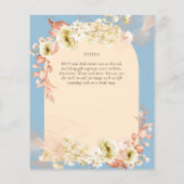 Sublime Dusty Blue Peach Wedding (Achterkant)