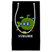 Sublime Funny Submarine Fruit Limoen Pun Dark BG Klein Cadeauzakje (Voorkant)