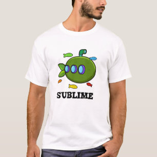 Sublime Funny Submarine Fruit Limoen Pun T-shirt