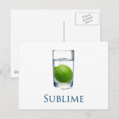 Sublime grappig briefkaart (Voorkant / Achterkant)