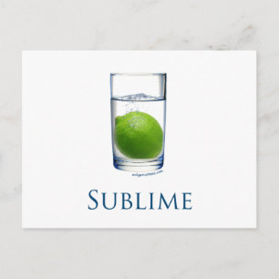 Sublime grappig briefkaart