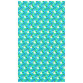 Sublime Himalayan Poppy Aqua Green Floral Pattern Tafelkleed (Voorkant)