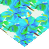 Sublime Himalayan Poppy Aqua Green Floral Pattern Tafelkleed (Gekanteld)