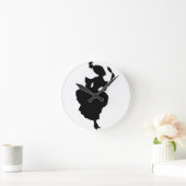 Sublime Marie Antoinette Silhouette Clock Ronde Klok (Huis)