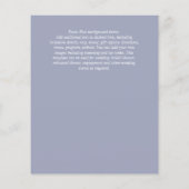 Sublime Minimalistische FOTO Save The Date Stof Bl (Achterkant)